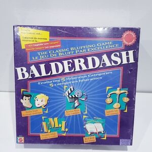 Balderdash The Classic Bluffing Game Mattel 2003 Edition - New Sealed